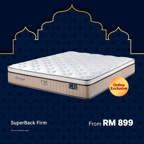 [Online Exclusive] Orthorest SuperBack Firm Mattress